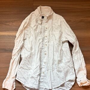 Universal Thread Cream Button-Up Shirt